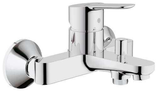 Grohe BauEdge 23356 000 Egykaros mosdócsaptelep + BauEdge 23334 000 Egykaros fali kádcsaptelep + Tempesta 28593 003 Zuhanygarnitúra*