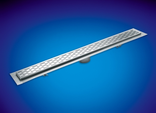 Aco. Classic normál (120mm) 485 mm-es szigetelő galléros zuhanyfolyóka perforált ráccsal (403176-0)