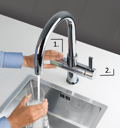 GROHE Blue® 31323 000 hűtővel és Co2 palackkal (31323000)