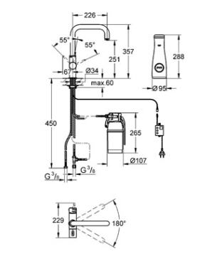 GROHE Blue® 33299 000 ivóvíz szűrővel (33299000)