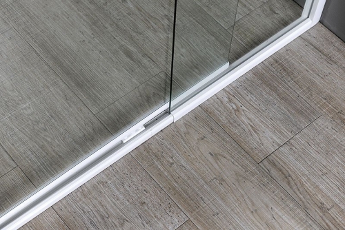 Sapho AQUALINE AMICO 82-100 cm nyílóajtó Transzparent üveggel, fehér G80
