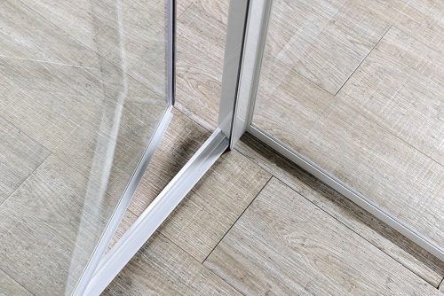 Sapho AQUALINE AMICO 82-100 cm nyílóajtó Transzparent üveggel, fehér G80