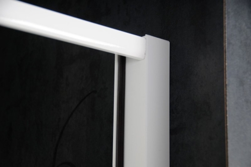 Sapho AQUALINE AMICO 82-100 cm nyílóajtó Transzparent üveggel, fehér G80