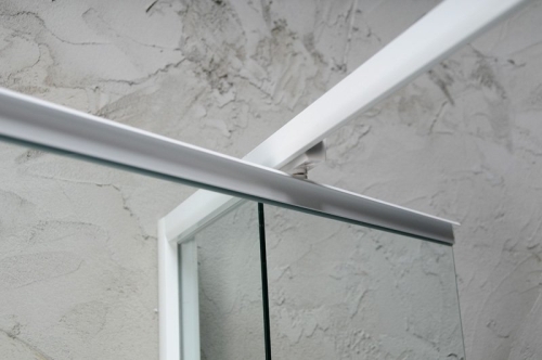 Sapho AQUALINE AMICO 82-100 cm nyílóajtó Transzparent üveggel, fehér G80