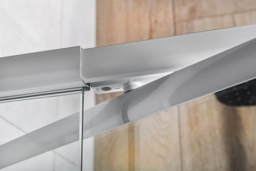 Sapho AQUALINE AMICO 82-100 cm nyílóajtó Transzparent üveggel, fehér G80