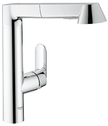 Grohe K7 32176 000 egykaros kihúzható zuhanyfejes mosogató csaptelep (32176000)