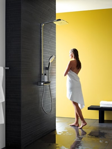 Hansgrohe Raindance Select E 300 2jet Showerpipe, DN15 króm zuhanyrendszer 27128 000 (27128000)