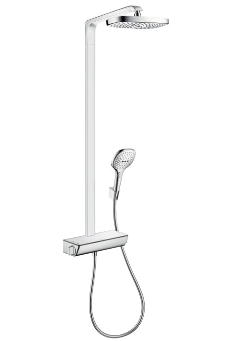 Hansgrohe Raindance Select E 300 2jet Showerpipe, DN15 króm zuhanyrendszer 27128 000 (27128000)