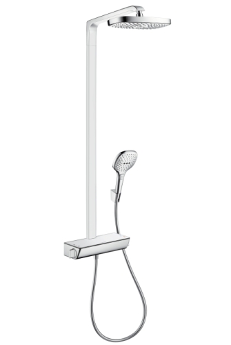 Hansgrohe Raindance Select E 300 2jet Showerpipe, DN15 króm zuhanyrendszer 27128 000 (27128000)