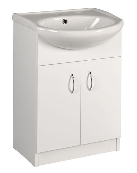 Aqualine Ekoset 55-ös fürdőszoba bútor mosdóval (57053)