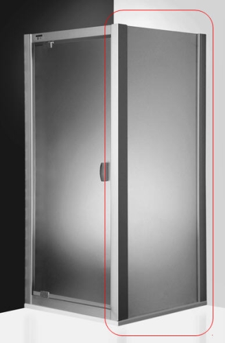 Roltechnik Exclusive Line ECDB/950 zuhanyfal (90-96 cm, brillant, Rauch, #530-9500000-00-14)
