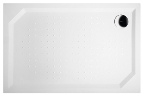 Sapho GELCO SARA 120x80 cm mintázott öntöttmárvány zuhanytálca, fehér GS12080