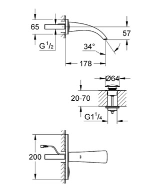 GROHE Ondus 36045 KS0 digitális mosdócsaptelep (36045KS0)