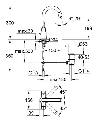 Grohe Grandera 21107 IG0 mosdócsaptelep (21107IG0)