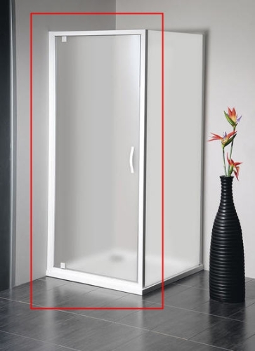 Sapho Gelco Eterno 90 cm-es zuhanyajtó (Brick, 88,5-92,5 cm, fehér, #GE7690)