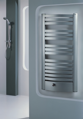Sapho QUATRO QB 595x1698 mm ezüst, fürdőszoba radiátor (QB-617S)