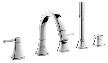 Grohe Grandera 19919 000 5-lyukas kádperembe süllyeszthető kádcsaptelep (19919000)
