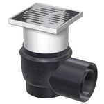 Aco műanyag padlóösszefolyó vízszintes DN 70/100 kivezetéssel, 50 mm bűzzárral 2700.05.77