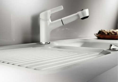 BLANCO CLASSIC 5S-F Silgranit munkalap szintbe építhető gránit mosogató  (kávé, #515089)