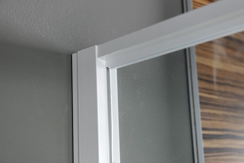 Sapho AQUALINE AMICO 100-122 cm nyílóajtó Transzparent üveggel, fehér G100