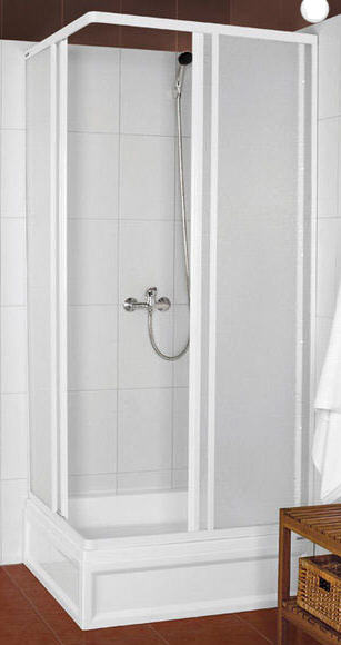 Aqualine KNS 80x80x185 cm szögletes zuhanykabin KNS-C-80