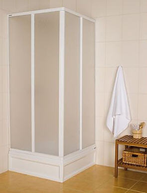 Aqualine KNS 80x80x185 cm szögletes zuhanykabin KNS-C-80