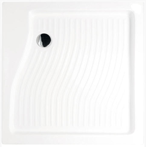 Aqualine Amanda 90x90x15cm önhordó zuhanytálca 60mm szifonnal (C92)