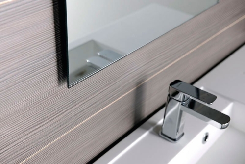 Sapho AQUALINE 50x70 cm csiszolt tükör akasztó nélkül 22492