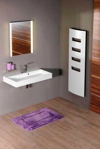 Sapho EXTRO 500x1800 mm matt fehér design alumínium radiátor 3031180050SB
