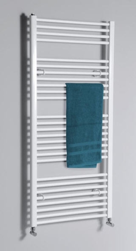 Aqualine egyenes fehér fürdőszobai radiátor (1078 W, 1690x750 mm, fehér, #ILR67)