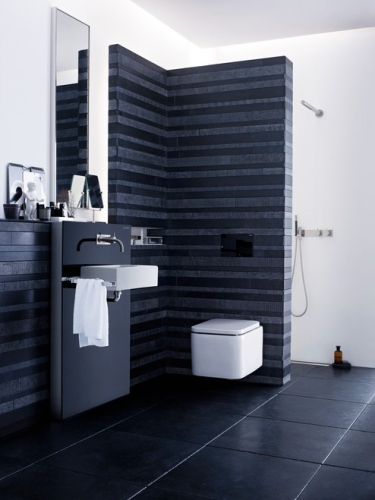 Geberit Sigma 80 érintésmentes fekete üveg WC-öblítő működtető lap 8 cm-es tartályhoz (UP720) 116.091.SG.1