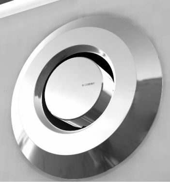 Geberit Uniflex nyomó működtetésű króm kádszifon hosszú 150.751.21.1