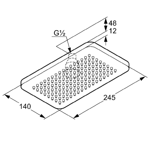 Kludi Esprit fejzuhany 5640205-40