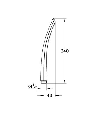 GROHE Ondus króm kézizuhany 27184 000 (27184000)