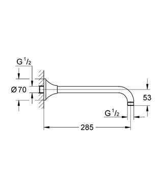 Grohe Grandera króm fali zuhanykar 27986 IG0 (27986IG0)