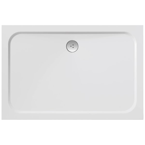 Ravak Galaxy Gigant Pro Chrome szögletes öntött műmárvány zuhanytálca (beépíthető, 120x80 cm, #XA04G401010)