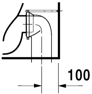 Duravit 2nd Floor álló wc 011009 00 00