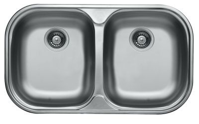 Livinox szövetmintás rozsdamentes mosogató EX-193DK