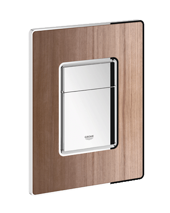 Grohe Skate Cosmopolitan nyomólap fafelülettel (amerikai dió/króm) 38849 HP0
