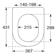 Villeroy & Boch Sentique wc ülőke, QuickRelease, SoftClosing 98M8 S1 01 (98M8S101)