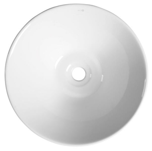 Aqualine COMILLAS 42x15 cm kerek ráültethető mosdó lefolyó nélkül BH7012 (K)