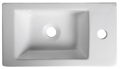 Sapho MELINDA 46x26,5x11cm, jobbos mosdó (BH7004)