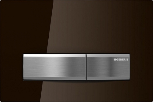 Geberit Sigma 50 115.788.xx.5 Nyomólap (barna üveg, #115.788.SQ.5)