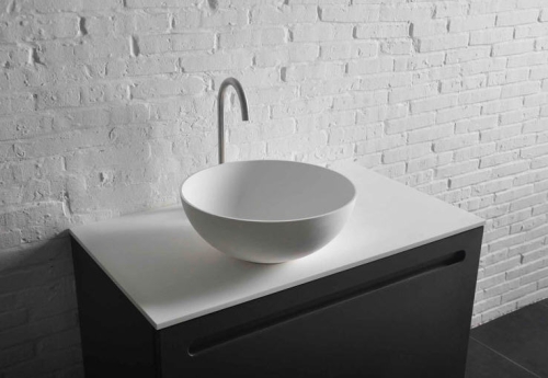 Sapho THIN ráültethető mosdó 390x145 mm, matt fehér (WN185)