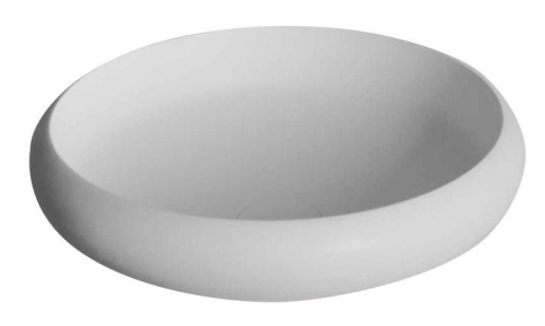 Sapho THIN ráültethető mosdó 400x112mm, matt fehér (WN192)