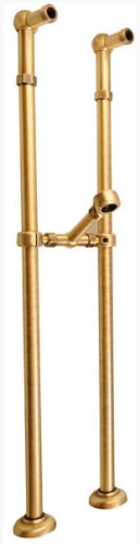 Sapho térben álló csaptelep csatlakozó láb (pár) bronz (9846)
