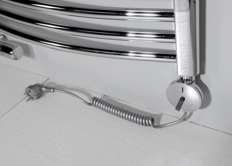 Sapho GV elektromos termosztatikus fűtőpatron, ezüst (TT600S, 600 W)
