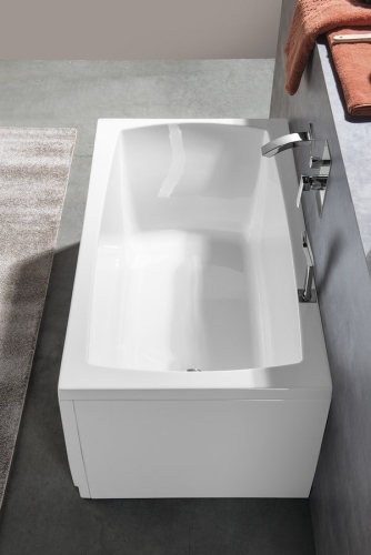 Sapho POLYSAN LILY 120x70 cm kád, fehér 25111