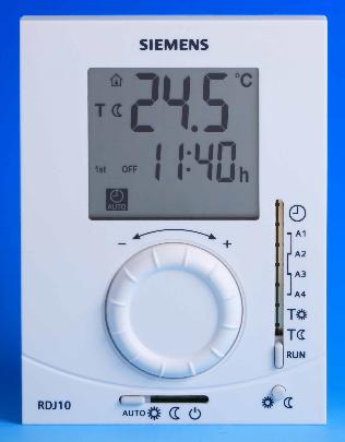 Siemens RDJ10 Programozható Digitális Szobatermosztát