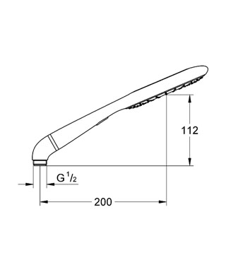 Grohe Rainshower Icon kézizuhany fehér/világos zöld 27276 LS0 (27276LS0)